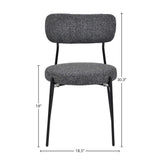 LH Home Kai Dining Chair - Chunky Grey