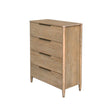 LH Home Kamelia 4 Drawer Chest - Sand