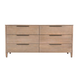 LH Home Kamelia 6 Drawer Dresser - Sand