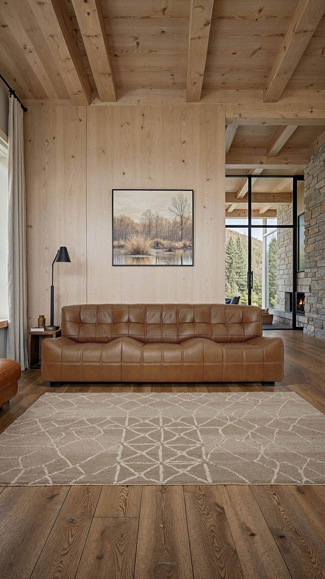 LH Home Linear Sofa - Antique Sienna