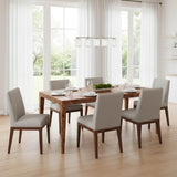 LH Home Mappa Regular Dining Table - Dark Burl