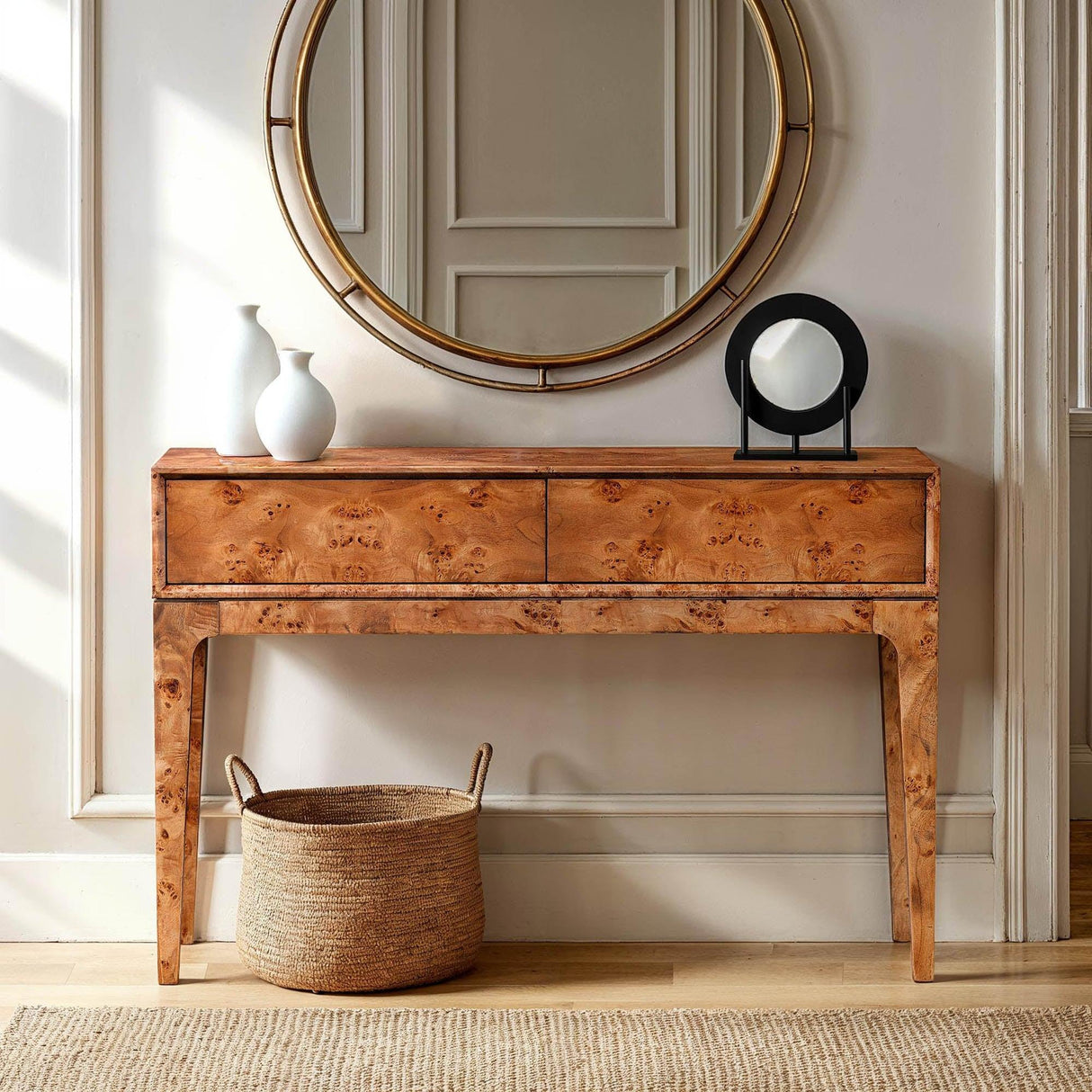 LH Home Mappa Console Table - Dark Burl