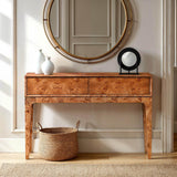 LH Home Mappa Console Table - Dark Burl