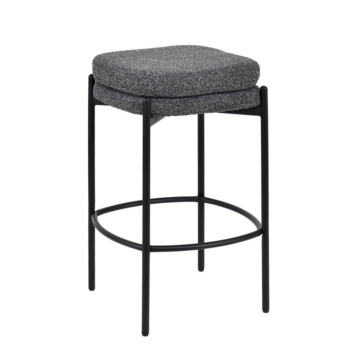 LH Home Nina Counter Stool - Chunky Grey