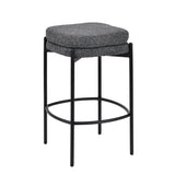 LH Home Nina Counter Stool - Chunky Grey