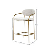 LH Home Oasis Arm Counter Stool