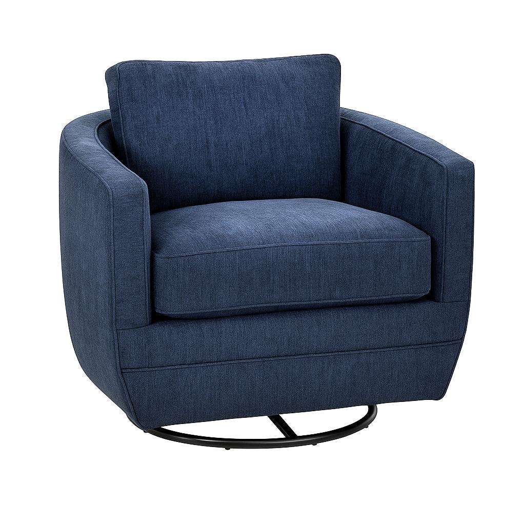 LH Home Baltimo Swivel Glider - Peacock Blue