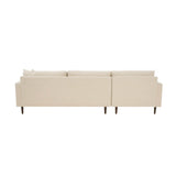 LH Home Martha Left Sectional Sofa - Beach Alabaster
