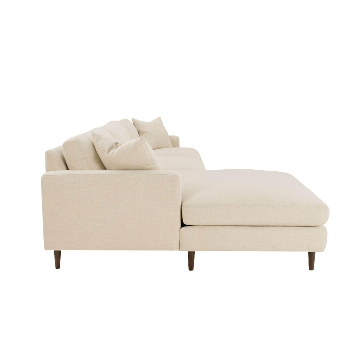 LH Home Martha Left Sectional Sofa - Beach Alabaster