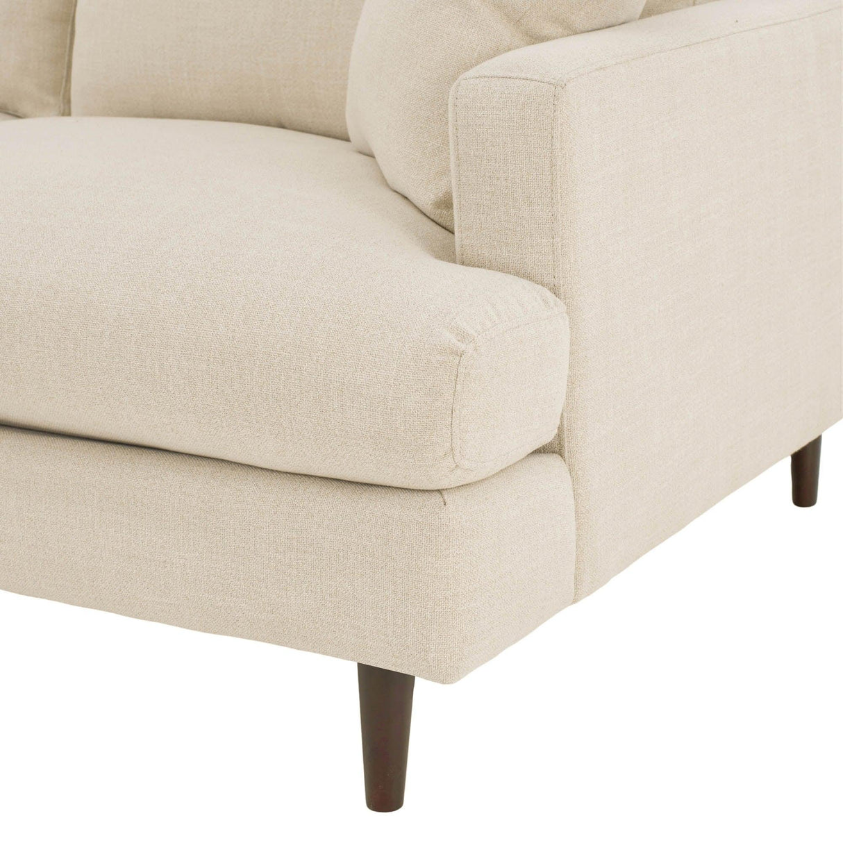 LH Home Martha Left Sectional Sofa - Beach Alabaster