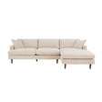 LH Home Martha Right Sectional Sofa - Beach Alabaster