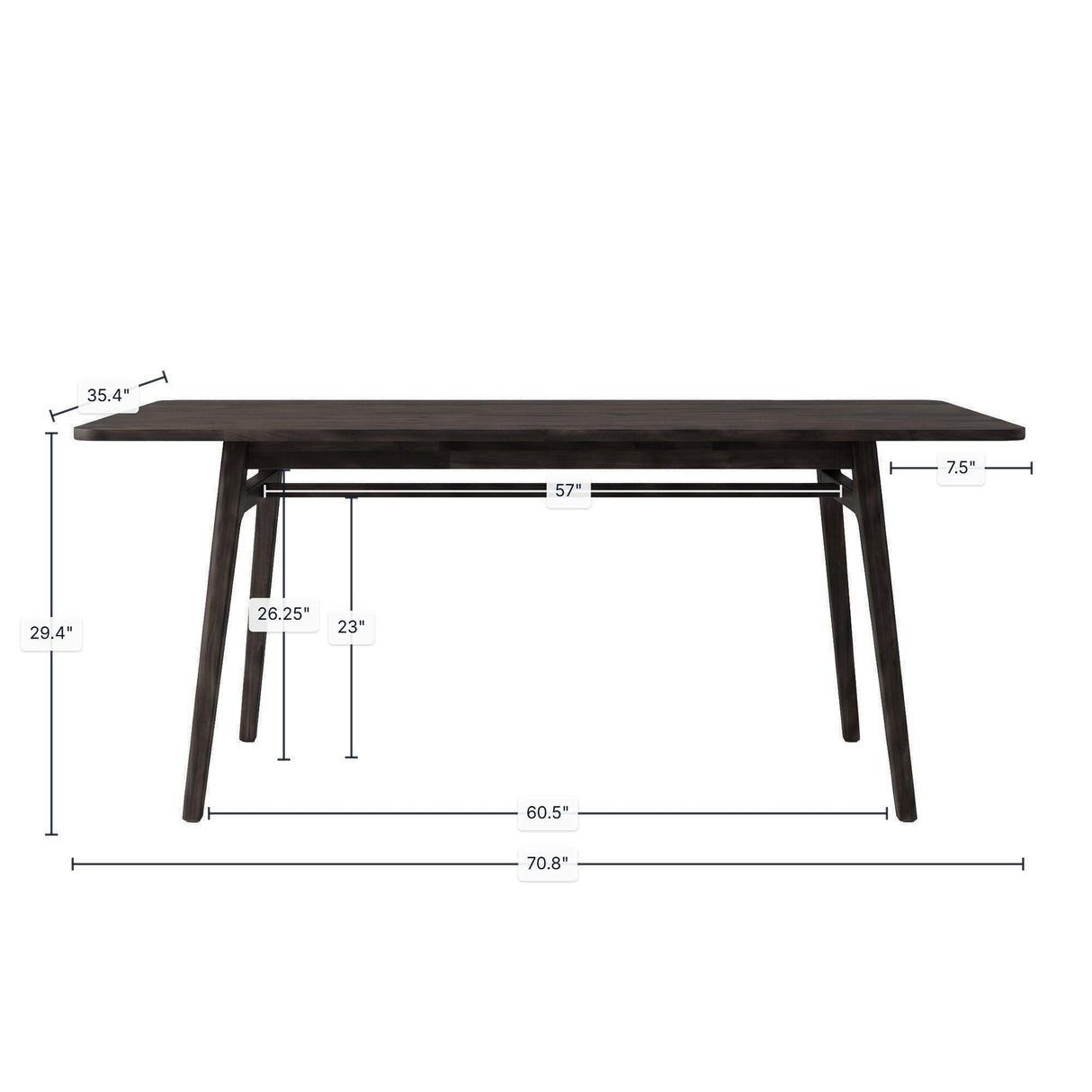 LH Home Remix Dining Table - Antique Black