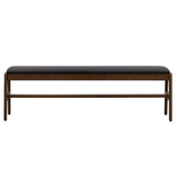 LH Home Remix Upholstered Bench - Grey