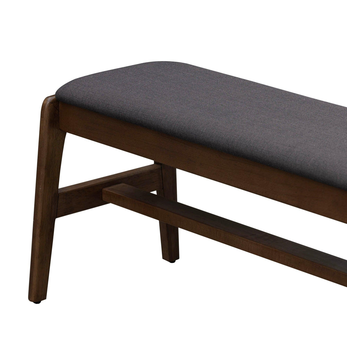 LH Home Remix Upholstered Bench - Grey