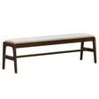 LH Home Remix Upholstered Bench - Cream