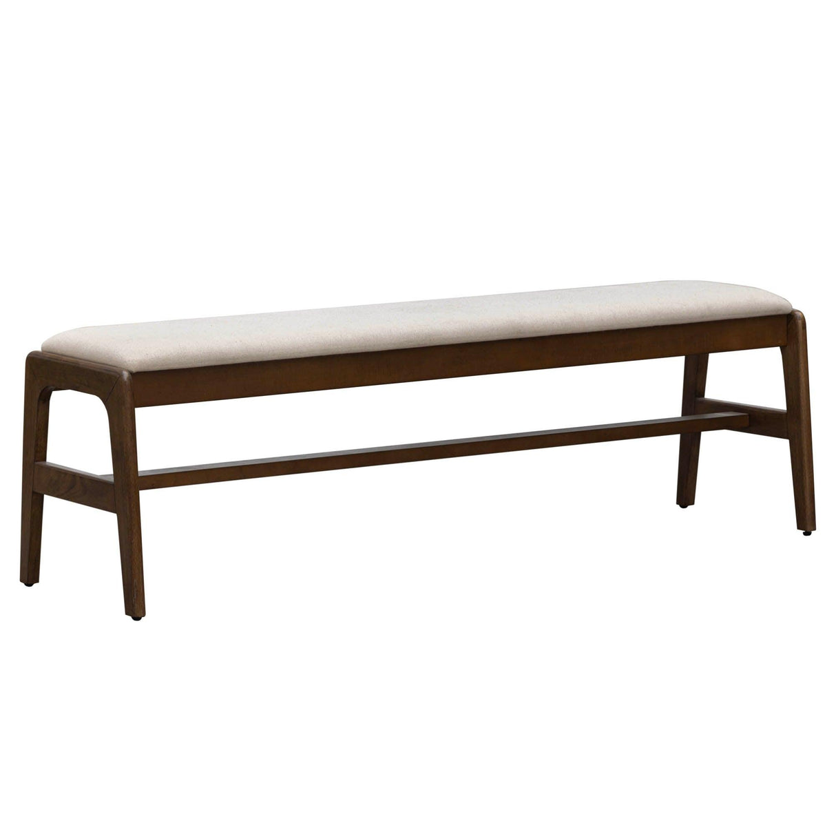 LH Home Remix Upholstered Bench - Cream