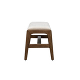 LH Home Remix Upholstered Bench - Cream