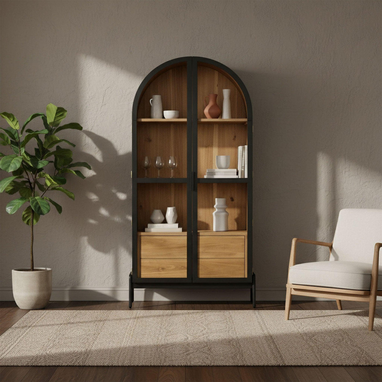 LH Home Remix Display Cabinet - Black