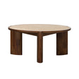 LH Home Remix Round Coffee Table - Travertine