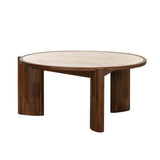 LH Home Remix Round Coffee Table - Travertine