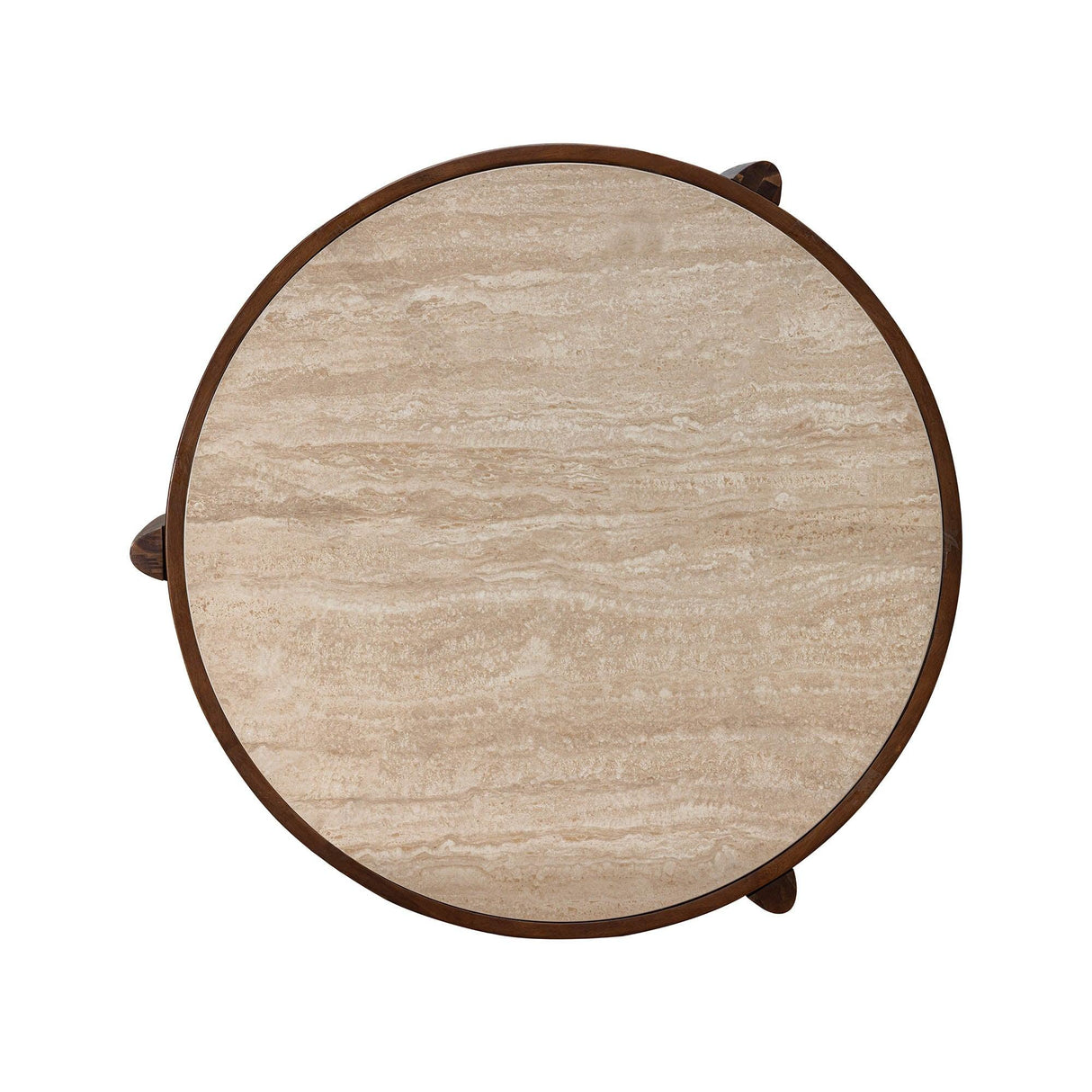 LH Home Remix Round Coffee Table - Travertine