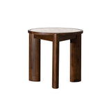 LH Home Remix Round Side Table - Travertine