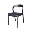 LH Home Rotondo Dining Chair - Black w/ PU Seat