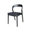 LH Home Rotondo Dining Chair - Black w/ PU Seat