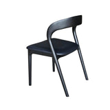 LH Home Rotondo Dining Chair - Black w/ PU Seat