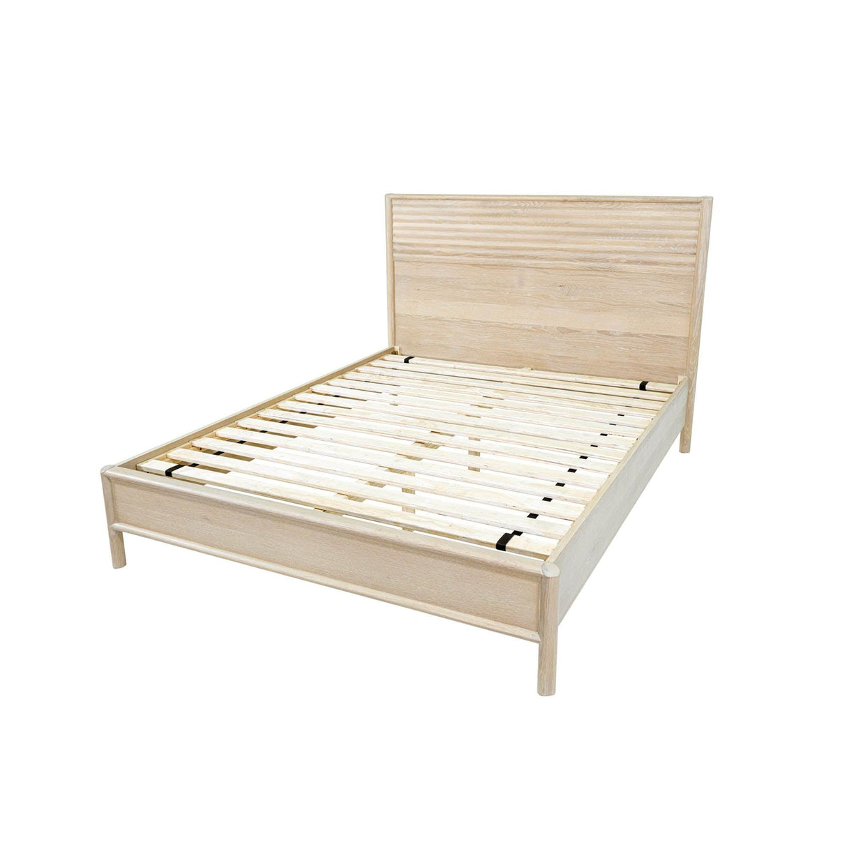 LH Home Runway King Bed - Light Oak