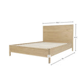 LH Home Runway Queen Bed - Light Oak