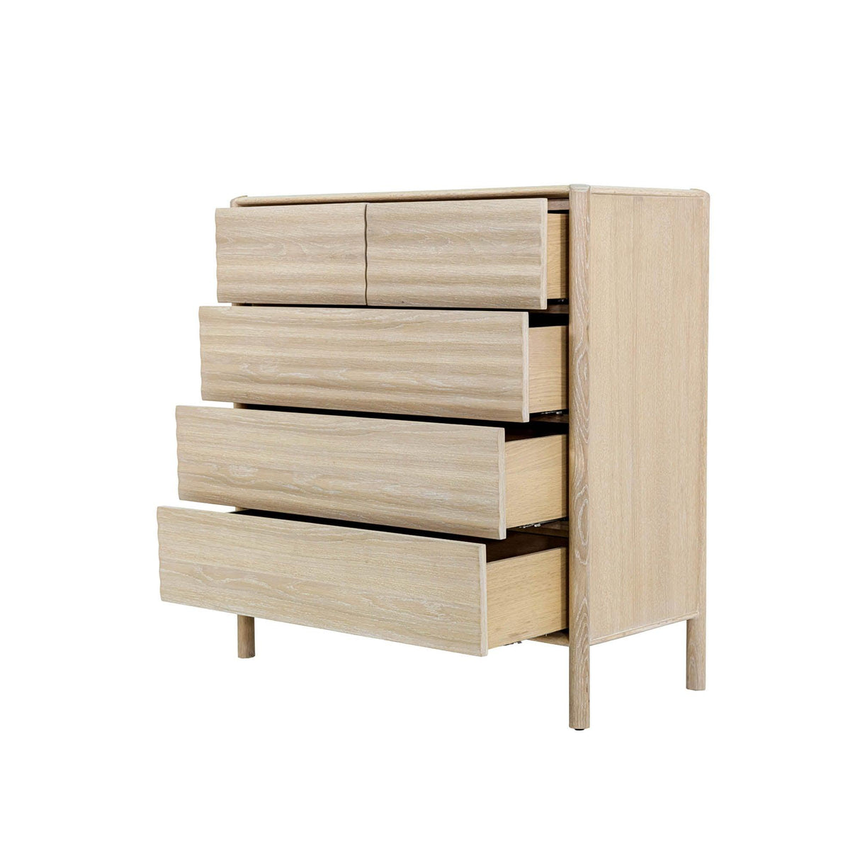 LH Home Runway 5 Drawer Chest - Light Oak
