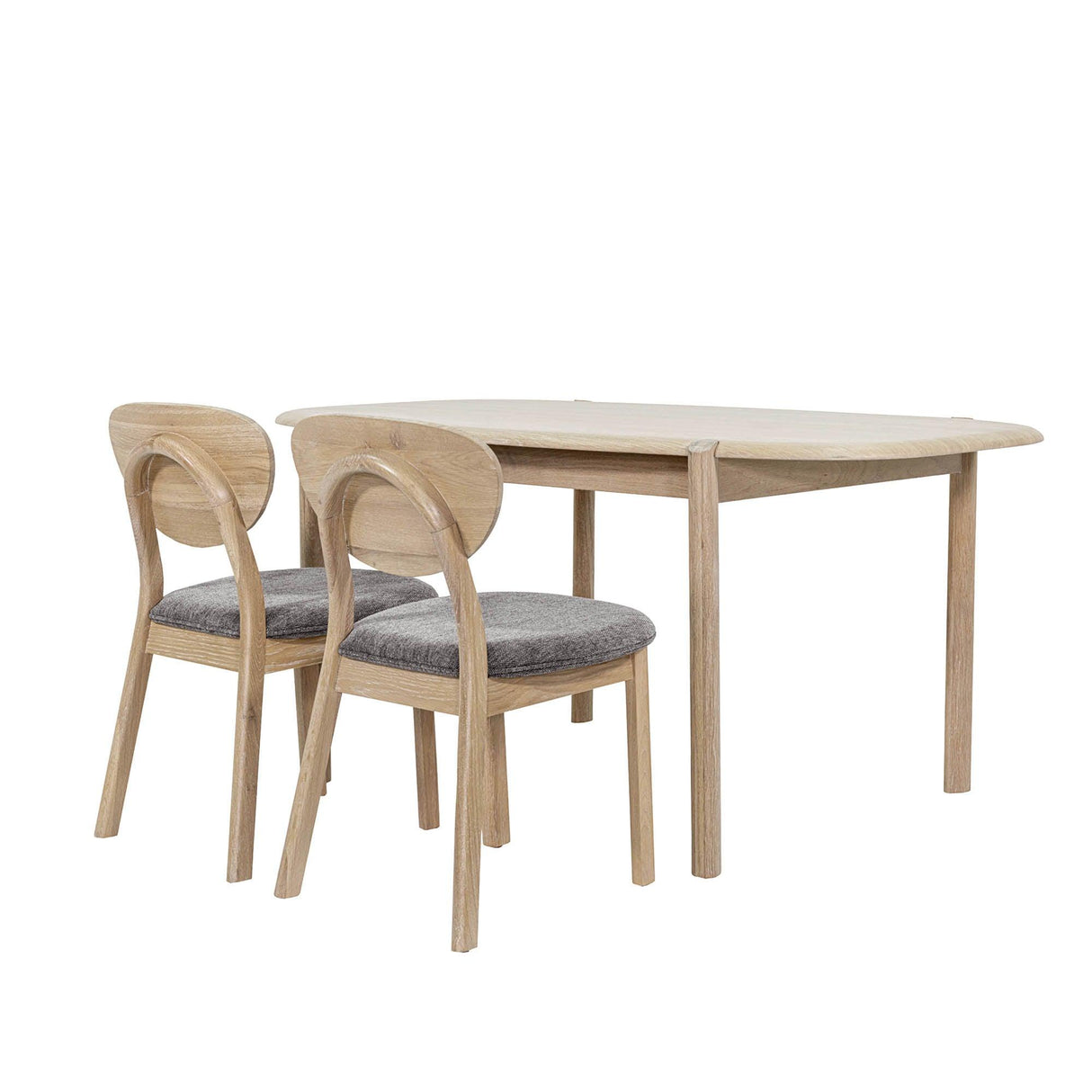 LH Home Runway Small Dining Table 62" - Light Oak
