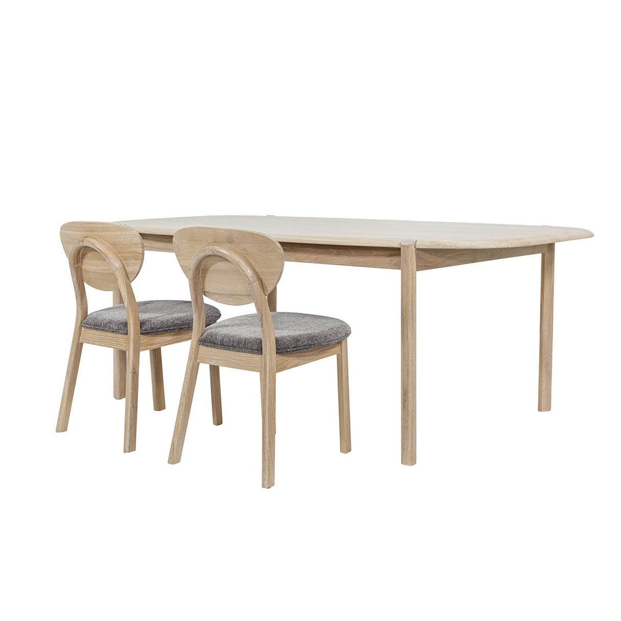 LH Home Runway Large Dining Table 82" - Light Oak