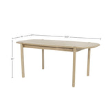 LH Home Runway Large Dining Table 82" - Light Oak