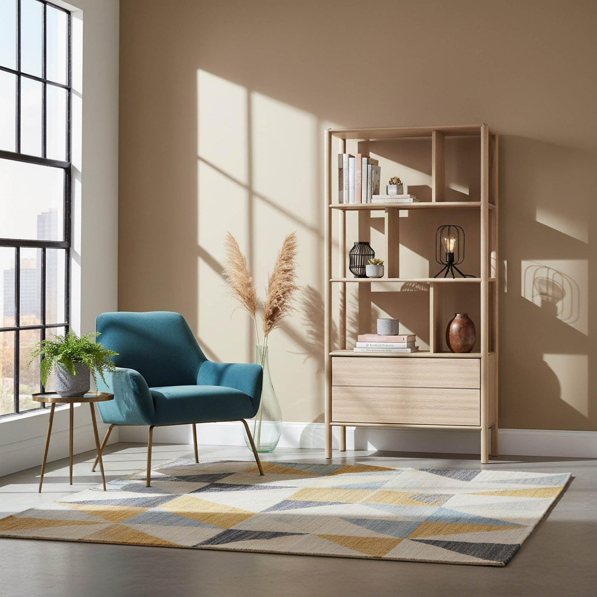 LH Home Runway Bookcase - Light Oak