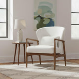 LH Home Rhodes Club Chair - Snow