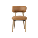 LH Home Willow Dining Chair - Tawny Leather