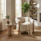 LH Home Harlow Club Chair - Barley Chenille
