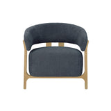 LH Home Harlow Club Chair - Spruce Grey Chenille