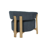 LH Home Harlow Club Chair - Spruce Grey Chenille