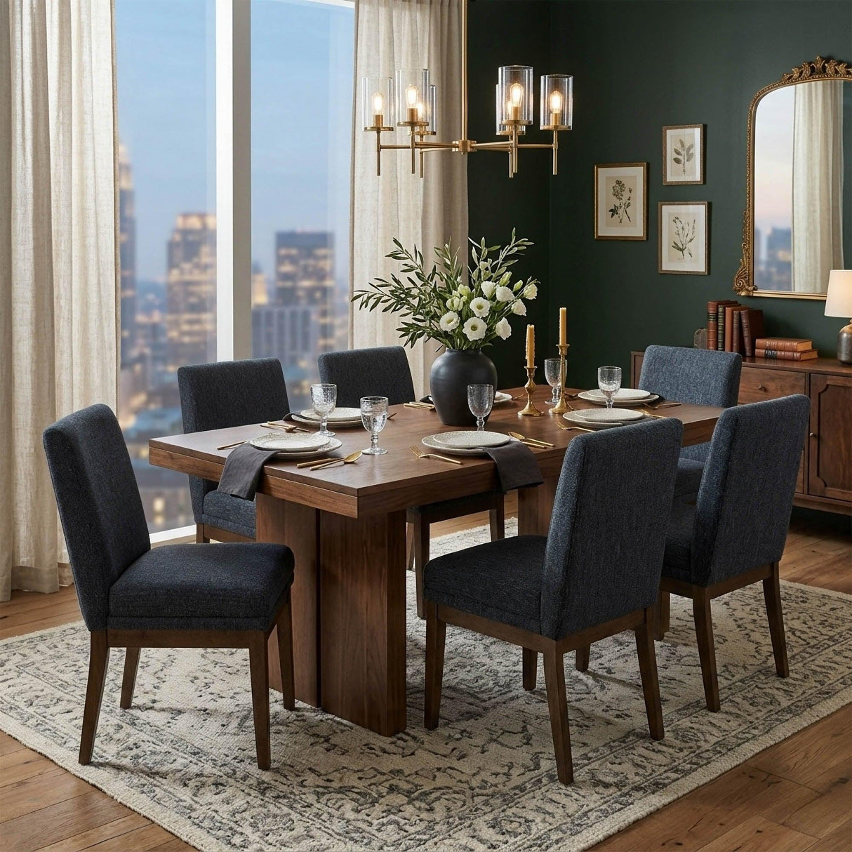 LH Home Stili Dining Chair - Charcoal Mist