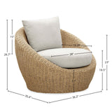 LH Home Siesta Outdoor - Round Club Chair