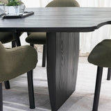 LH Home Tonic Dining Table - Black Oak