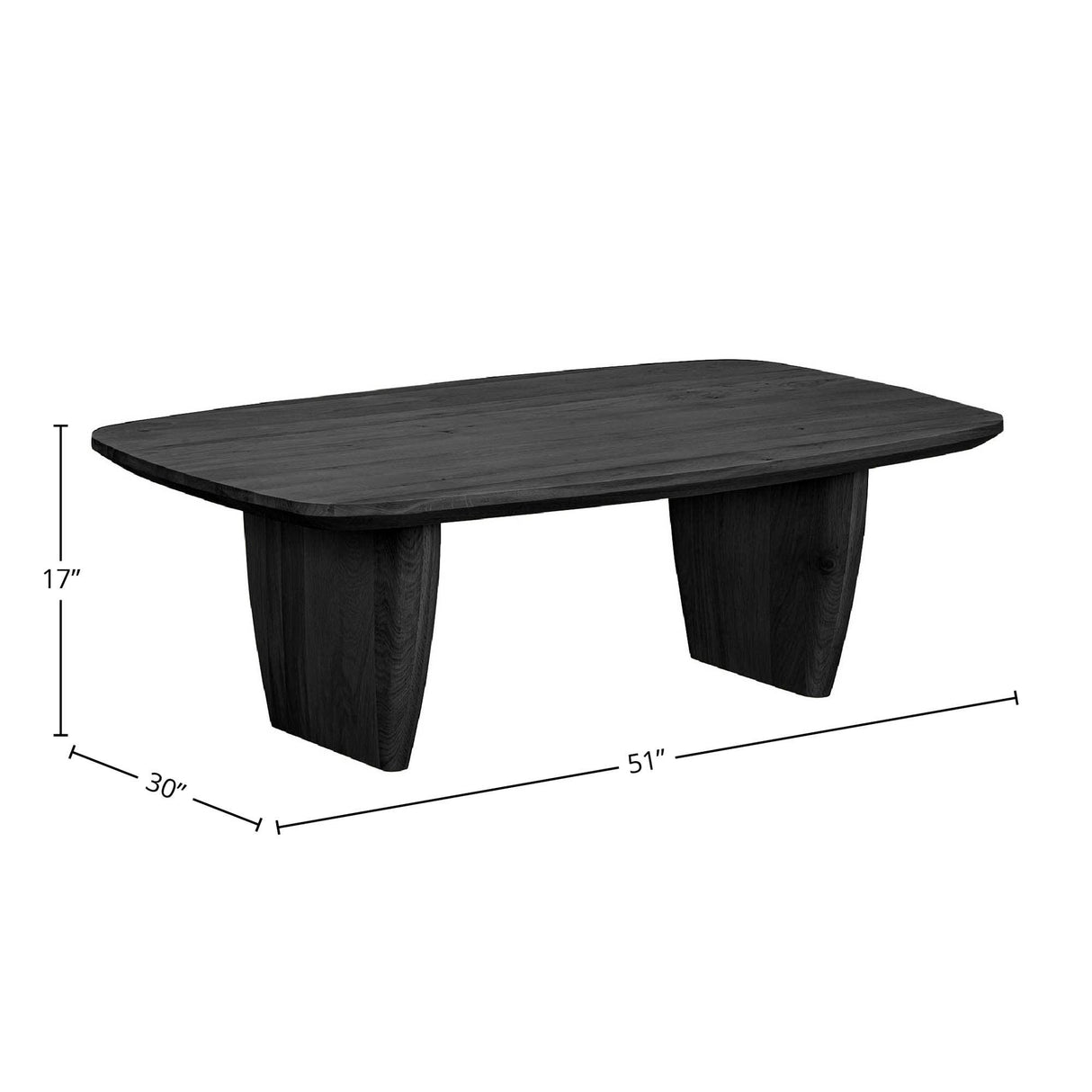 LH Home Tonic Coffee Table - Black Oak