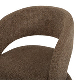 LH Home Virgo Club Chair - Chocolate