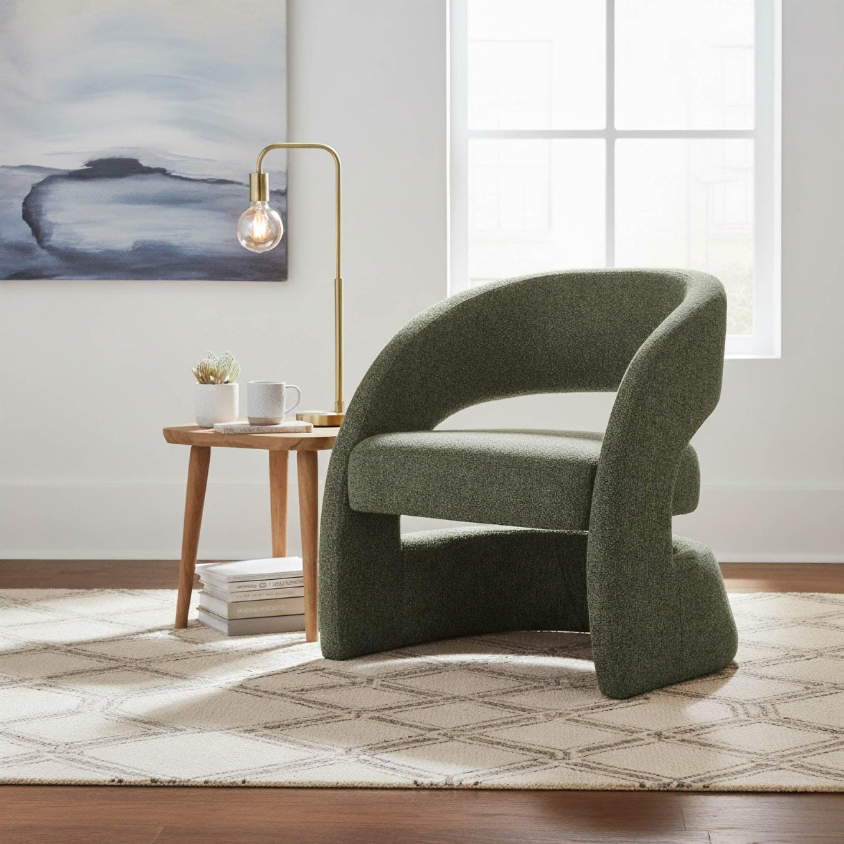 LH Home Virgo Club Chair - Verde