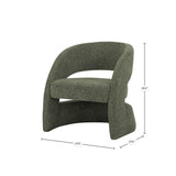 LH Home Virgo Club Chair - Verde