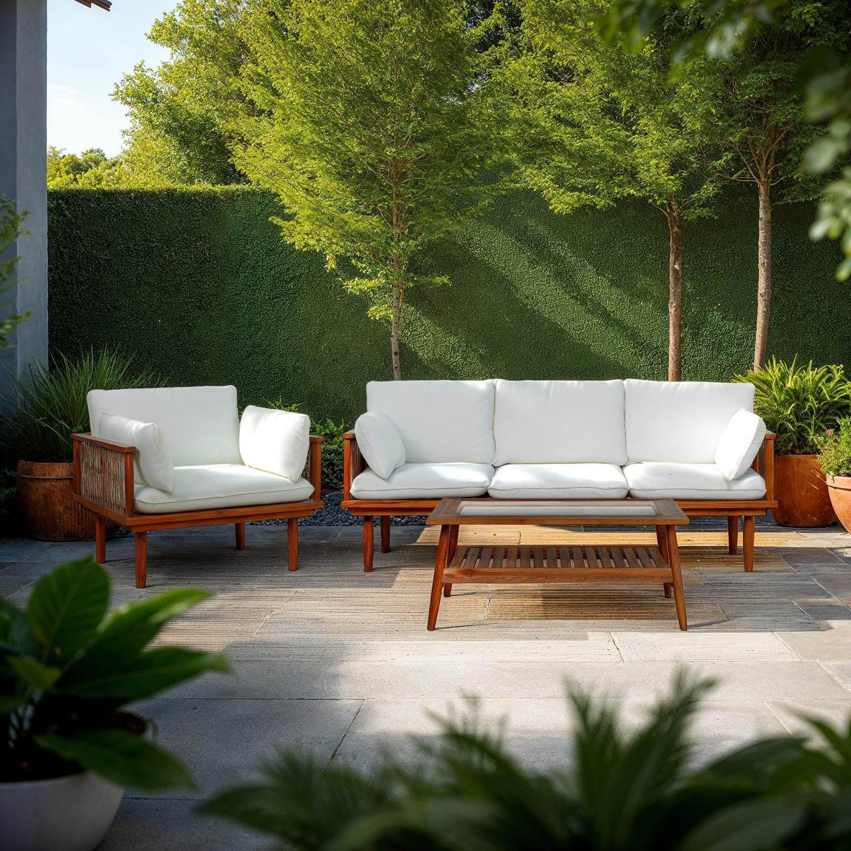 LH Home Vineyard Outdoor - Rectangular Coffee Table