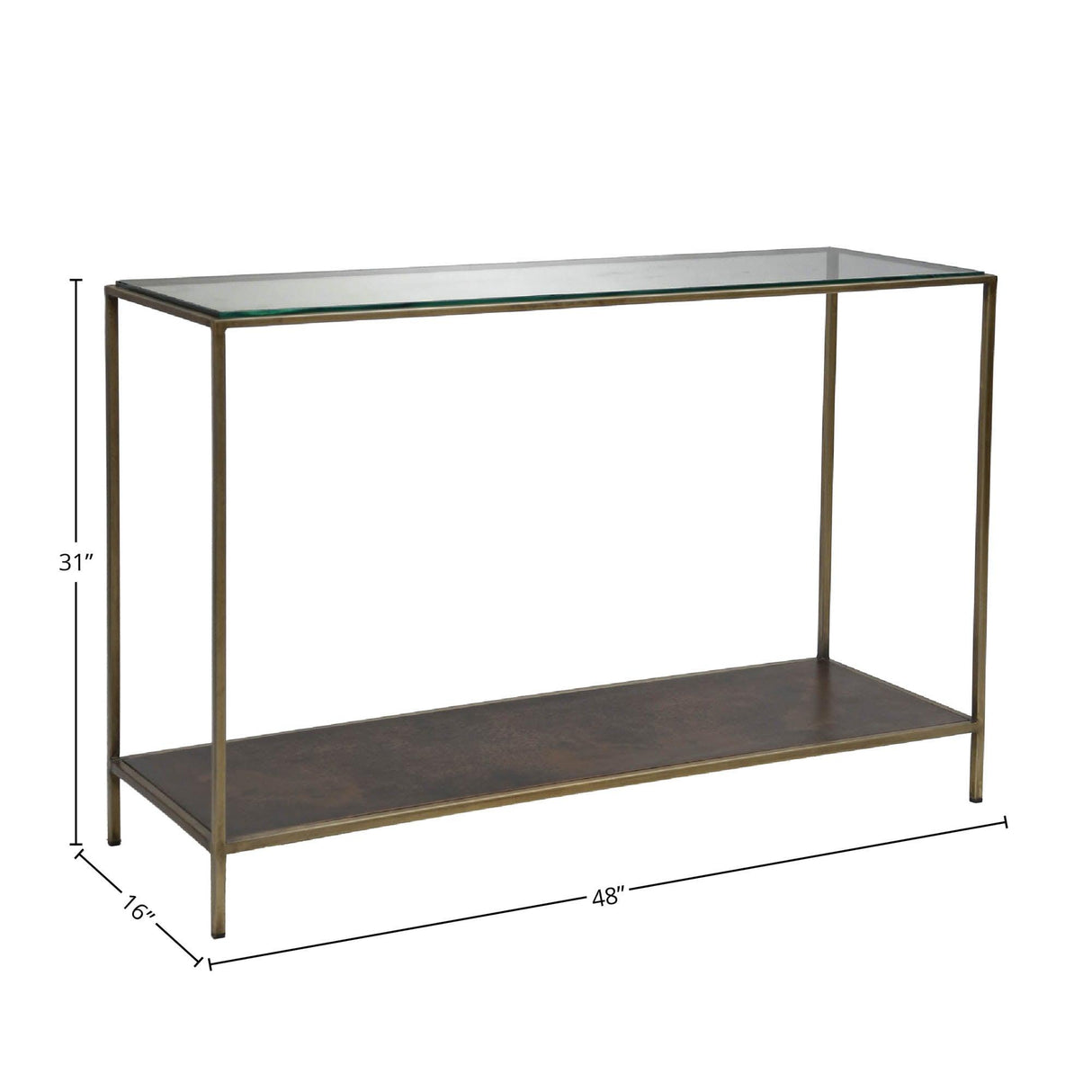 LH Home Venus Console Table - Bronze